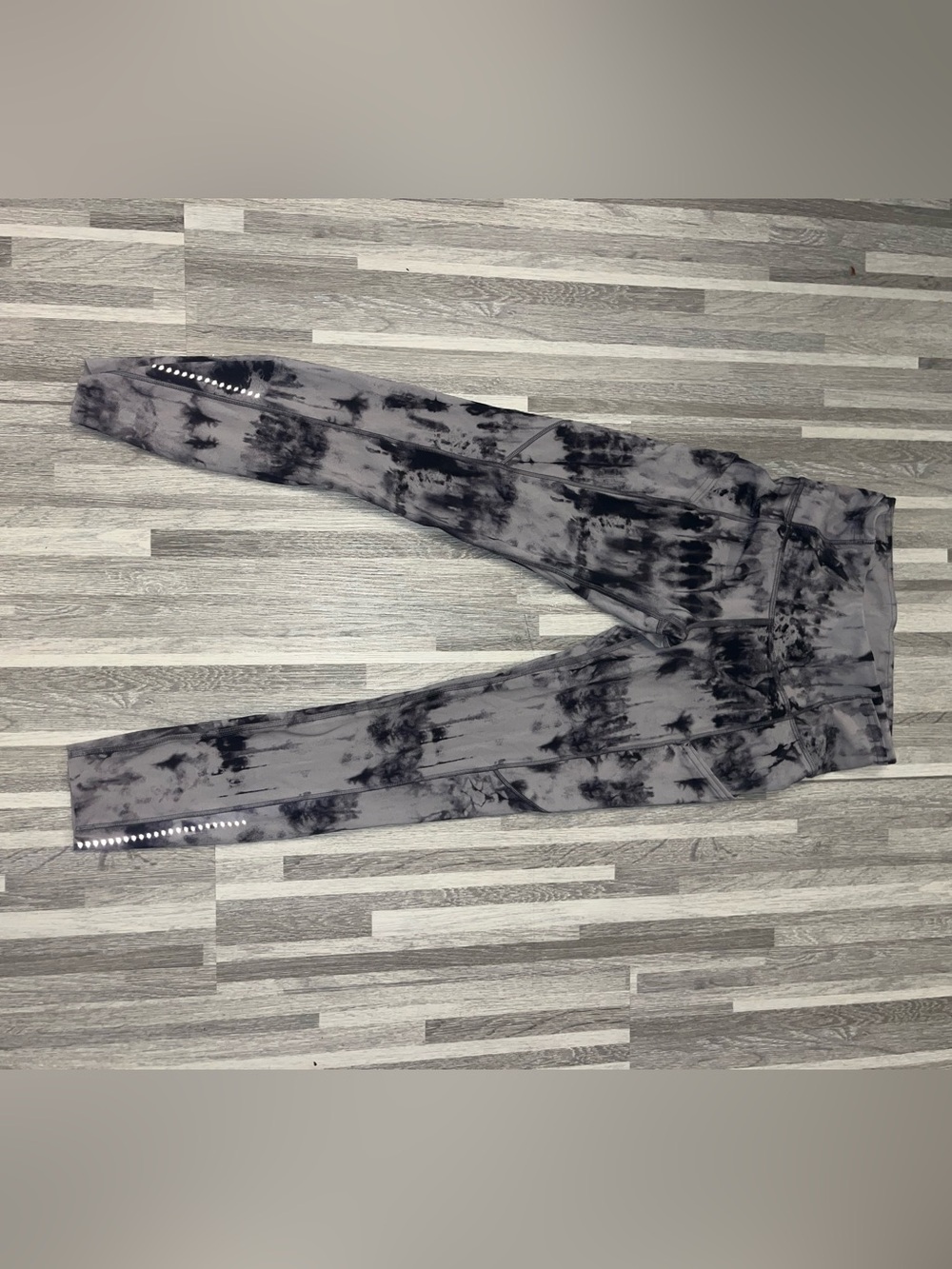 lululemon athletica Black Gray Tie-Dye High-Rise Jeggings